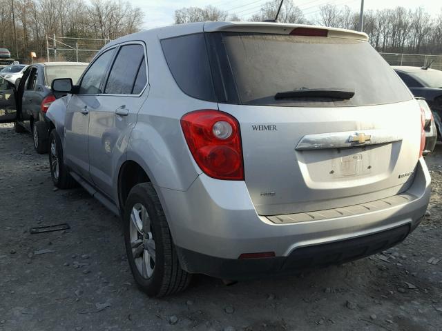 2GNFLEEK4F6405844 - 2015 CHEVROLET EQUINOX LS SILVER photo 3