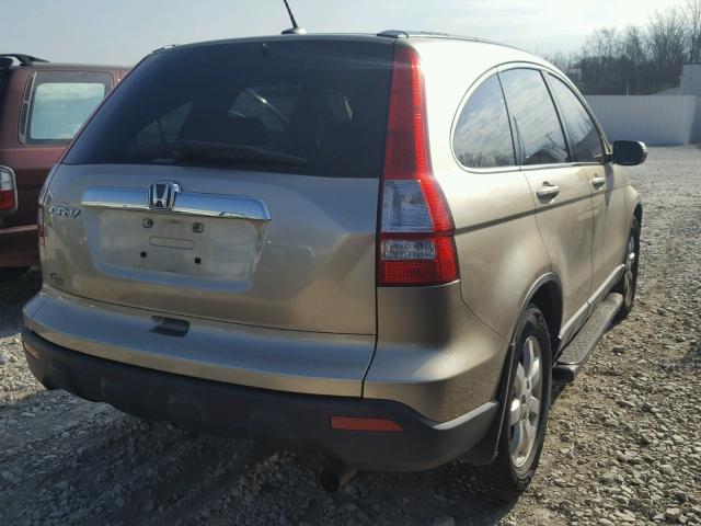 JHLRE48707C061085 - 2007 HONDA CR-V EXL GOLD photo 4