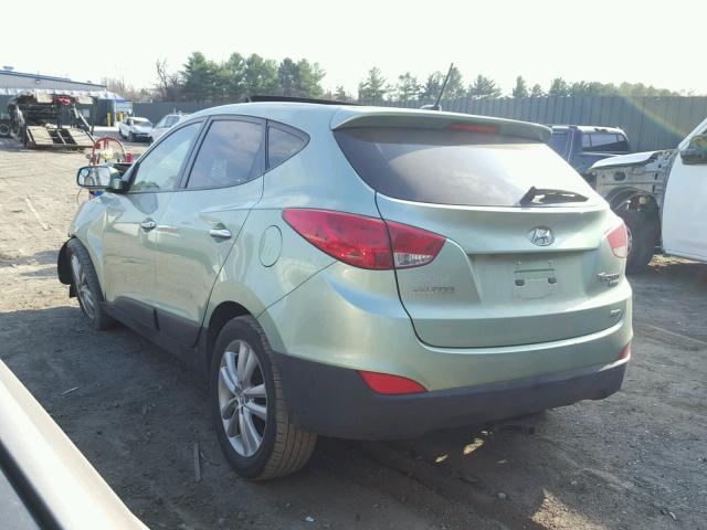 KM8JUCAC0BU251451 - 2011 HYUNDAI TUCSON GLS GREEN photo 3