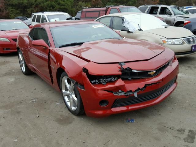 2G1FD1E3XF9281030 - 2015 CHEVROLET CAMARO LT RED photo 1