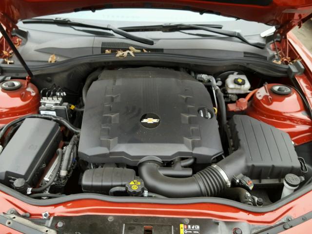 2G1FD1E3XF9281030 - 2015 CHEVROLET CAMARO LT RED photo 7