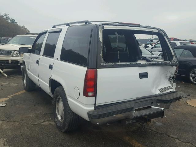 1GNEK13R5TJ338466 - 1996 CHEVROLET TAHOE K150 WHITE photo 3