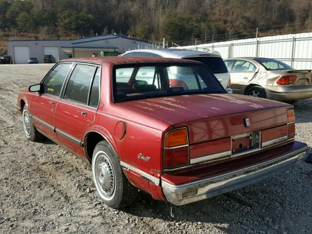 1G3HN54C6JW402237 - 1988 OLDSMOBILE DELTA 88 R RED photo 3