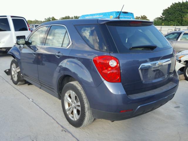 2GNALBEK5D6344641 - 2013 CHEVROLET EQUINOX LS BLUE photo 3