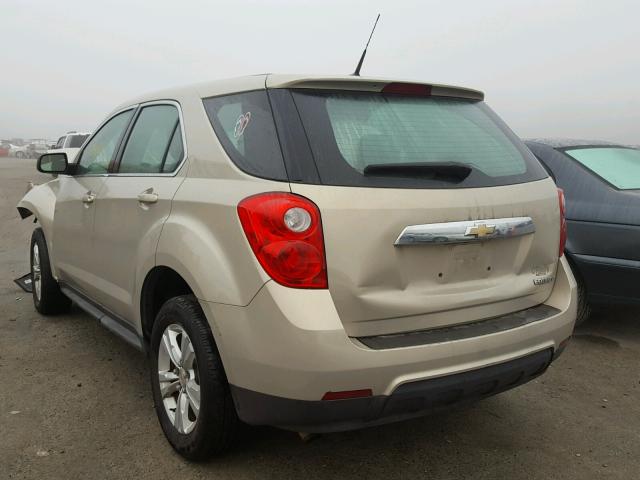 2CNALBEC4B6429481 - 2011 CHEVROLET EQUINOX LS GOLD photo 3