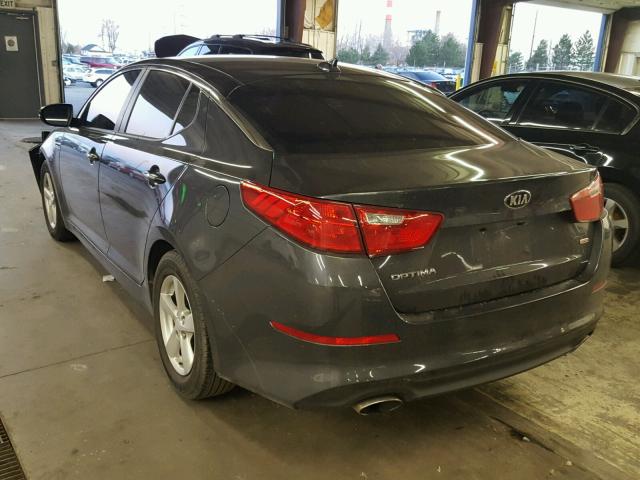 KNAGM4A77F5644299 - 2015 KIA OPTIMA LX CHARCOAL photo 3