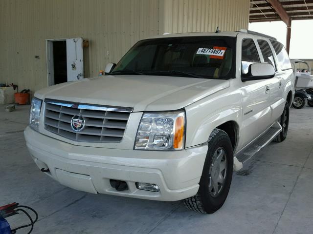 3GYFK66N46G146586 - 2006 CADILLAC ESCALADE E CREAM photo 2