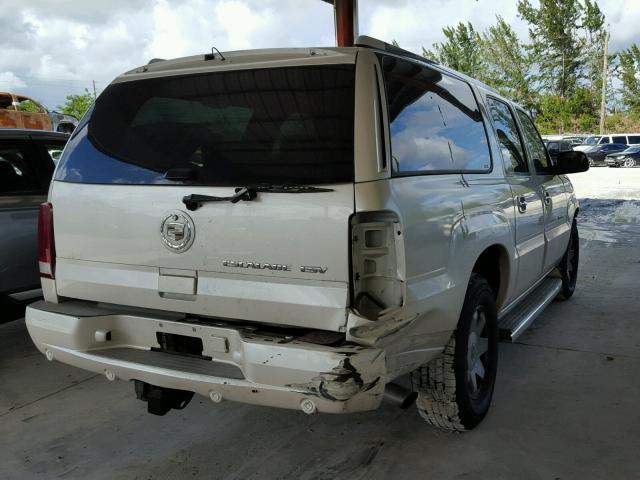 3GYFK66N46G146586 - 2006 CADILLAC ESCALADE E CREAM photo 4