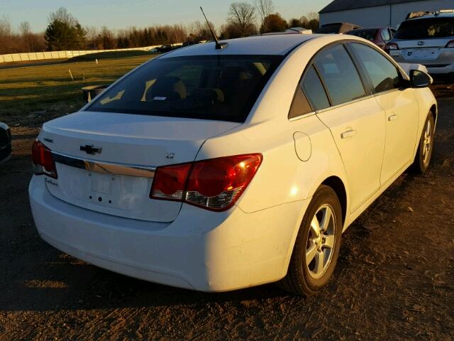 1G1PF5S99B7230936 - 2011 CHEVROLET CRUZE LT WHITE photo 4