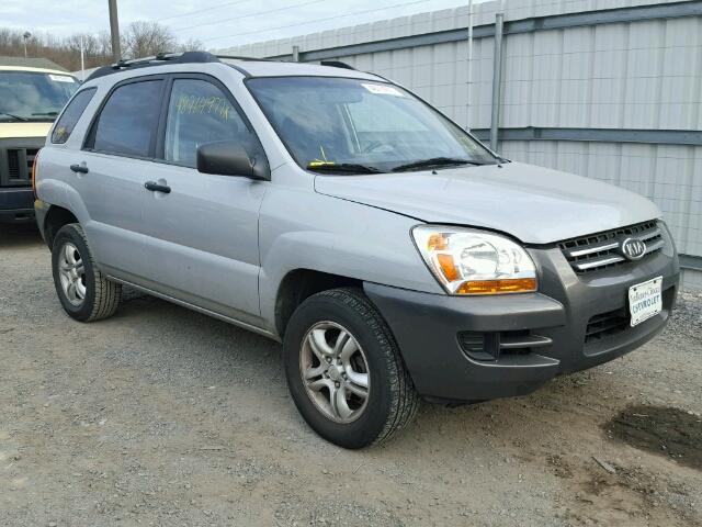 KNDJF723377397000 - 2007 KIA SPORTAGE E SILVER photo 1