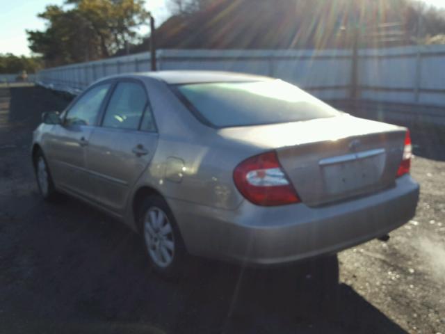 4T1BE30K83U663712 - 2003 TOYOTA CAMRY LE BEIGE photo 3