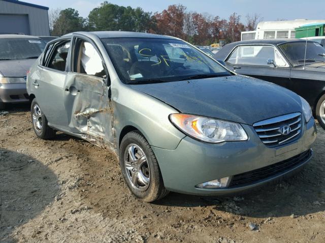 KMHDU4AD7AU133858 - 2010 HYUNDAI ELANTRA BL GREEN photo 1