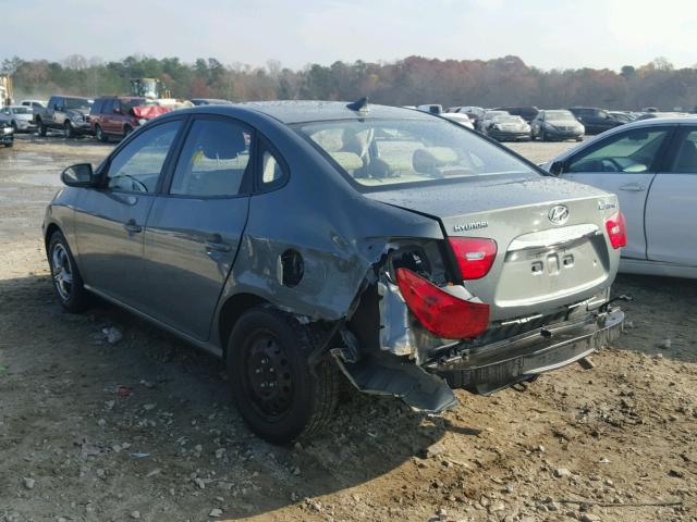 KMHDU4AD7AU133858 - 2010 HYUNDAI ELANTRA BL GREEN photo 3