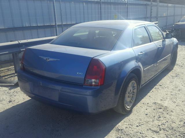 2C3KA43R57H852278 - 2007 CHRYSLER 300 BLUE photo 4