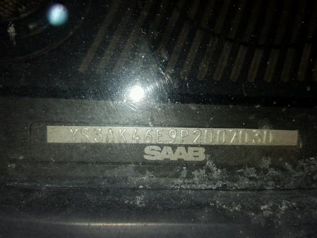 YS3AK46E9P2007030 - 1993 SAAB 900 S WHITE photo 10