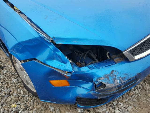 1FAHP34N17W233095 - 2007 FORD FOCUS ZX4 BLUE photo 9