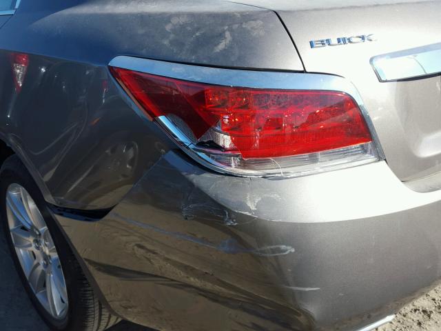 1G4GC5E30CF173987 - 2012 BUICK LACROSSE TAN photo 9