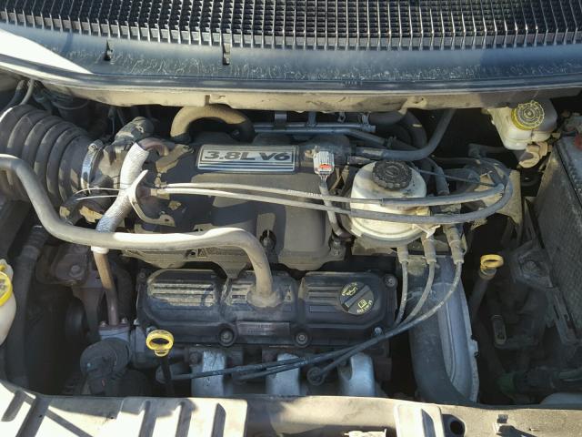 2D4GP44L26R774435 - 2006 DODGE GRAND CARA BLACK photo 7