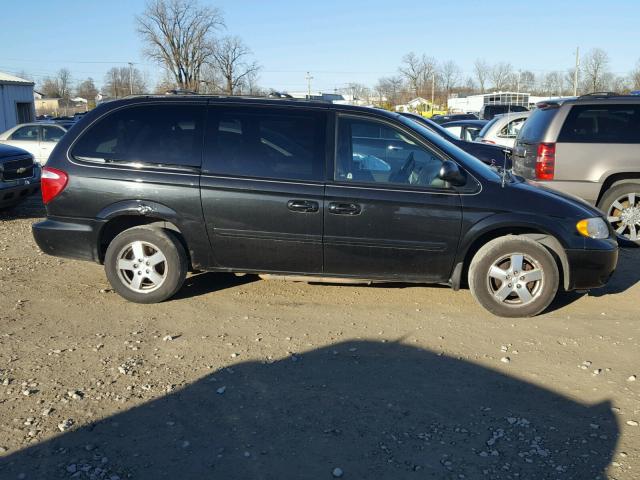 2D4GP44L26R774435 - 2006 DODGE GRAND CARA BLACK photo 9