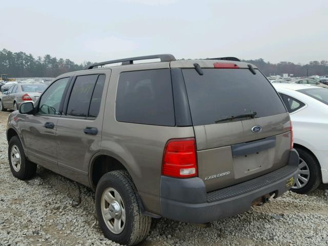 1FMZU72K33UC16288 - 2003 FORD EXPLORER X GOLD photo 3