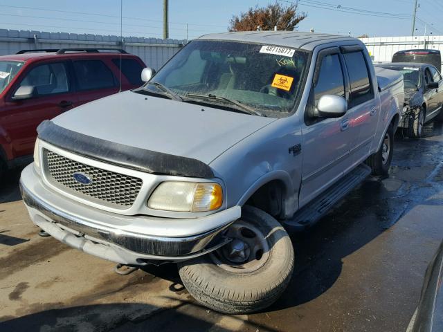 1FTRW08L21KF96996 - 2001 FORD F150 SUPER SILVER photo 2