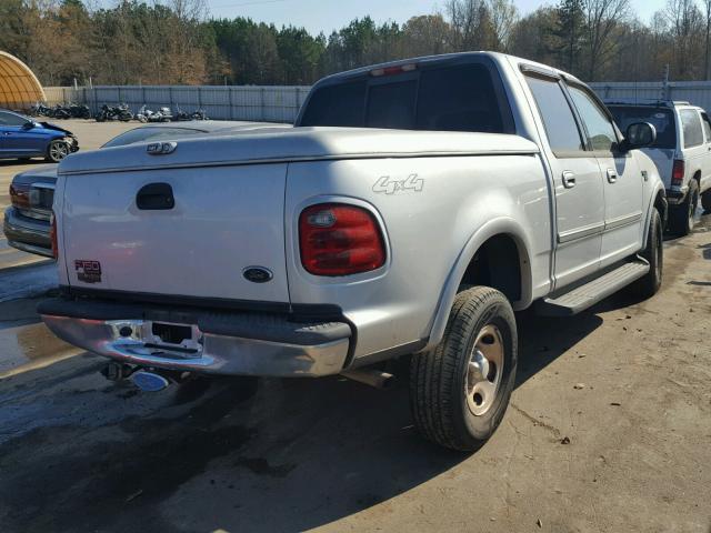 1FTRW08L21KF96996 - 2001 FORD F150 SUPER SILVER photo 4