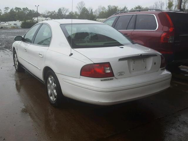 1MEFM55S73G624880 - 2003 MERCURY SABLE LS P WHITE photo 3