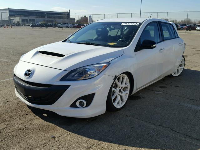 JM1BL1L4XC1501268 - 2012 MAZDA SPEED 3 WHITE photo 2