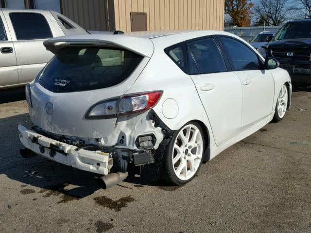 JM1BL1L4XC1501268 - 2012 MAZDA SPEED 3 WHITE photo 4