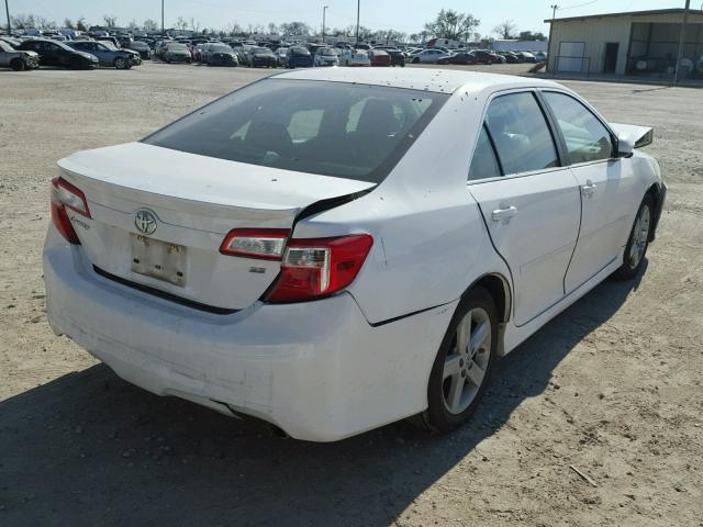 4T1BF1FKXEU365299 - 2014 TOYOTA CAMRY L WHITE photo 4