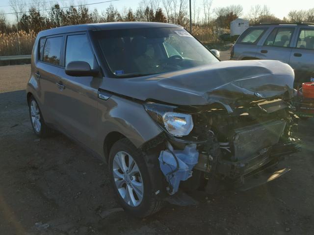 KNDJP3A59F7142522 - 2015 KIA SOUL + TAN photo 1