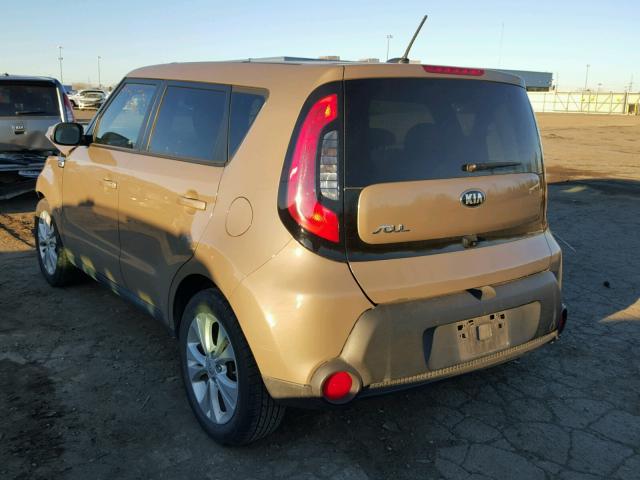 KNDJP3A59F7142522 - 2015 KIA SOUL + TAN photo 3