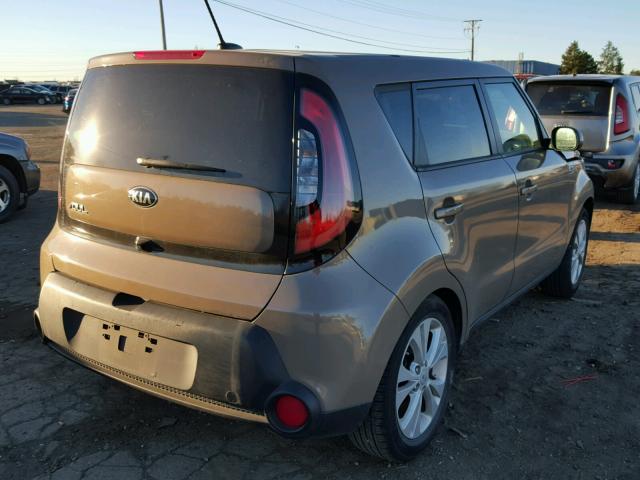 KNDJP3A59F7142522 - 2015 KIA SOUL + TAN photo 4