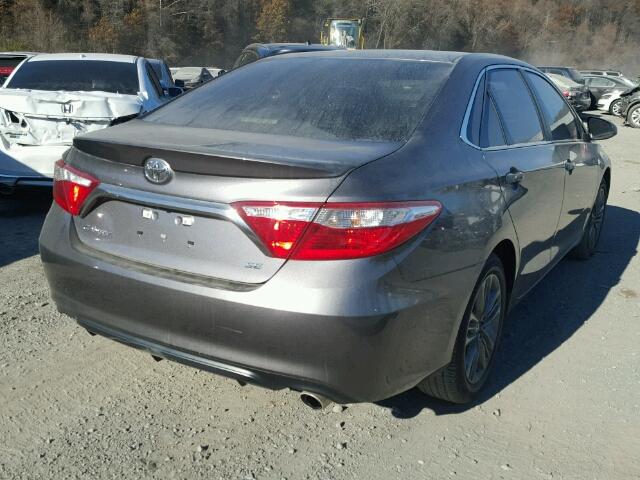 4T1BF1FK6GU250802 - 2016 TOYOTA CAMRY LE GRAY photo 4