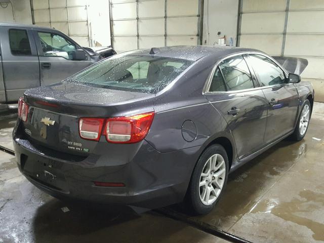 1G11D5RR3DF106803 - 2013 CHEVROLET MALIBU 1LT GRAY photo 4