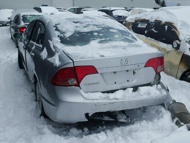 1HGFA16846L803218 - 2006 HONDA CIVIC EX ნაცრისფერი ფოტო 3