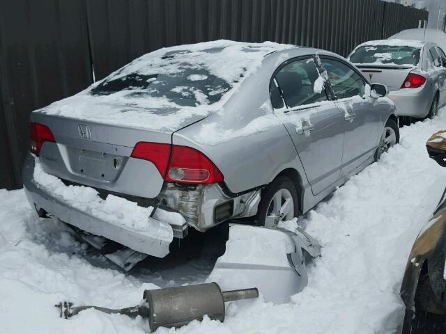 1HGFA16846L803218 - 2006 HONDA CIVIC EX GRAY photo 4