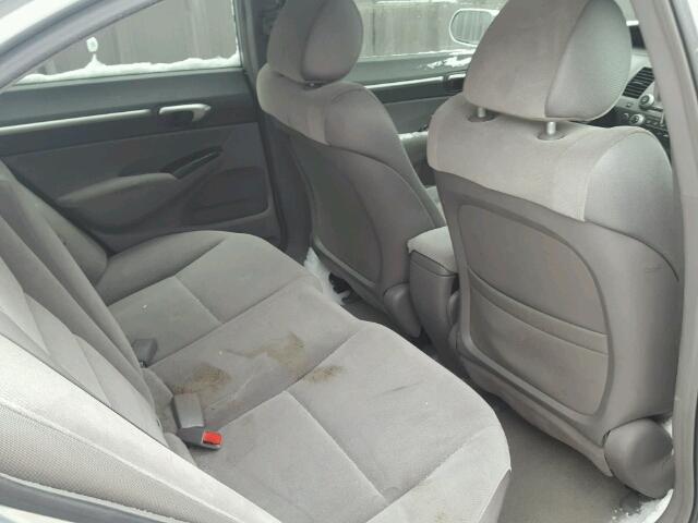 1HGFA16846L803218 - 2006 HONDA CIVIC EX ნაცრისფერი ფოტო 6