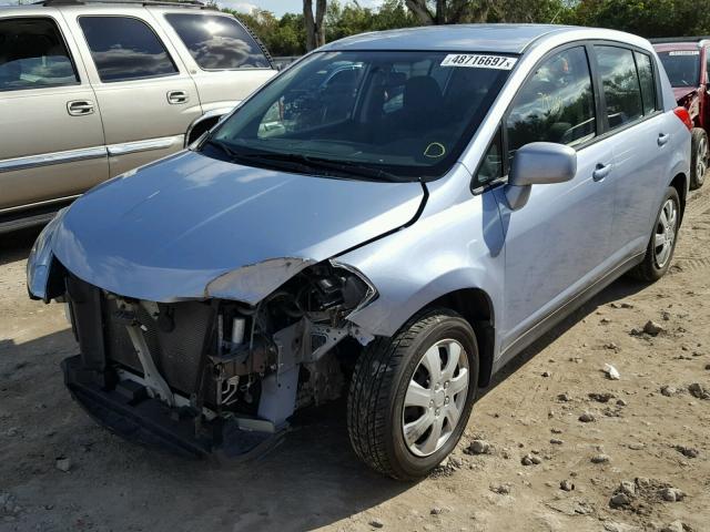 3N1BC1CP2BL402156 - 2011 NISSAN VERSA S BLUE photo 2