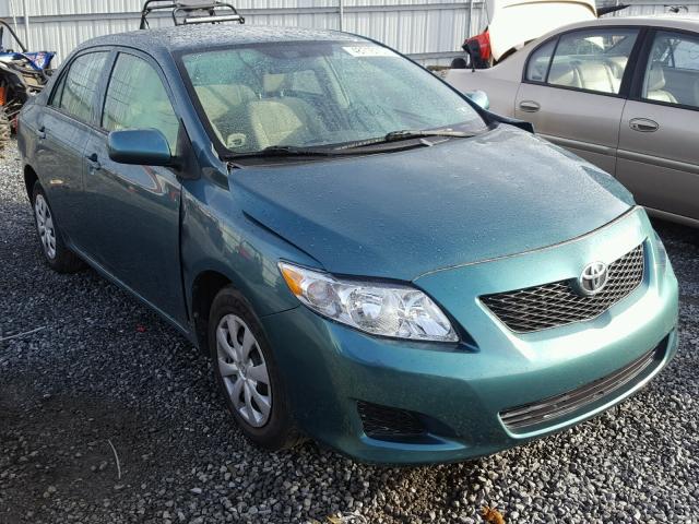 1NXBU40E39Z040140 - 2009 TOYOTA COROLLA BA GREEN photo 1