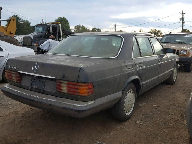 WDBCA35E7MA591216 - 1991 MERCEDES-BENZ 420 SEL BLUE photo 4