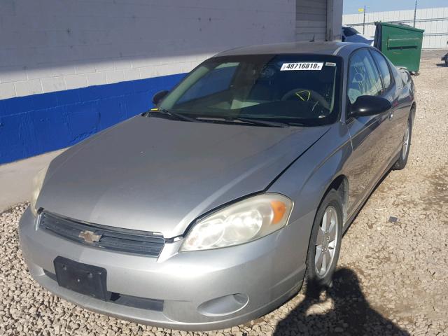 2G1WM15K869299727 - 2006 CHEVROLET MONTE CARL ვერცხლისფერი ფოტო 2