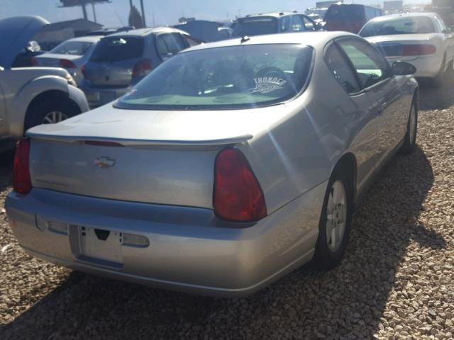 2G1WM15K869299727 - 2006 CHEVROLET MONTE CARL ვერცხლისფერი ფოტო 4