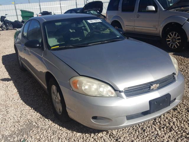 2G1WM15K869299727 - 2006 CHEVROLET MONTE CARL ვერცხლისფერი ფოტო 9