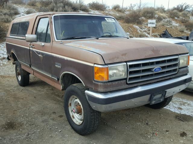 2FTHF26M9LCA57236 - 1990 FORD F250 BROWN photo 1