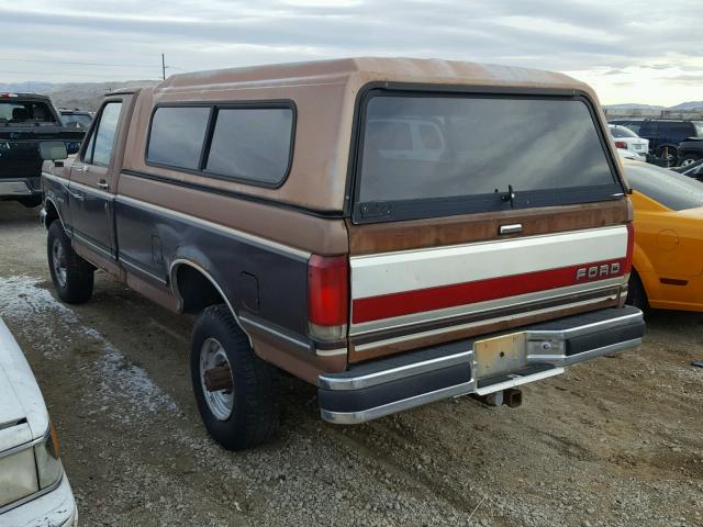 2FTHF26M9LCA57236 - 1990 FORD F250 BROWN photo 3