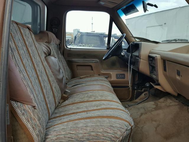 2FTHF26M9LCA57236 - 1990 FORD F250 BROWN photo 5