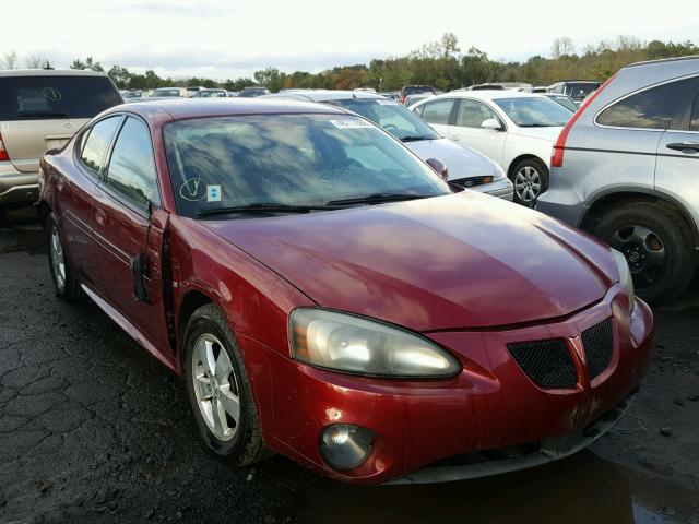 2G2WP552781143402 - 2008 PONTIAC GRAND PRIX RED photo 1
