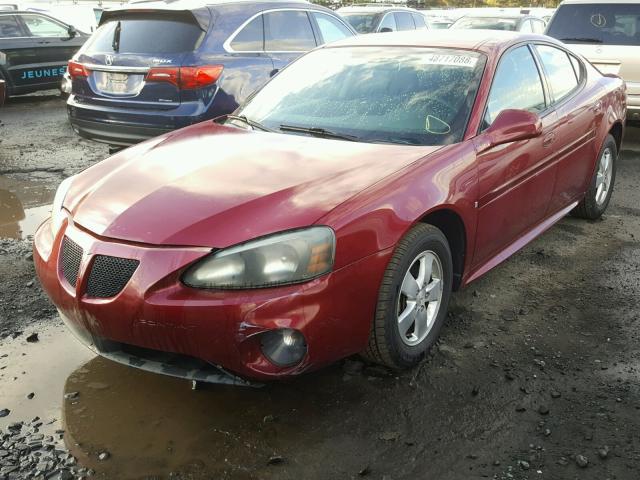 2G2WP552781143402 - 2008 PONTIAC GRAND PRIX RED photo 2