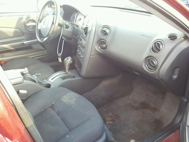 2G2WP552781143402 - 2008 PONTIAC GRAND PRIX RED photo 5